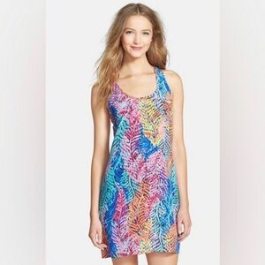 Lilly Pulitzer 100% Silk Betty Racerback Dress